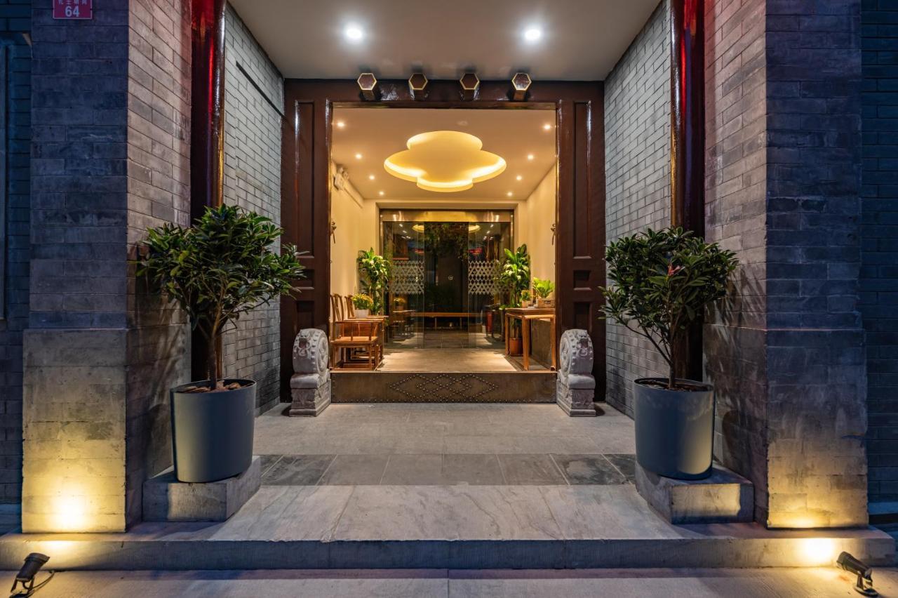 Qiuguo Hutong Courtyard Hotel Pekín Exterior foto