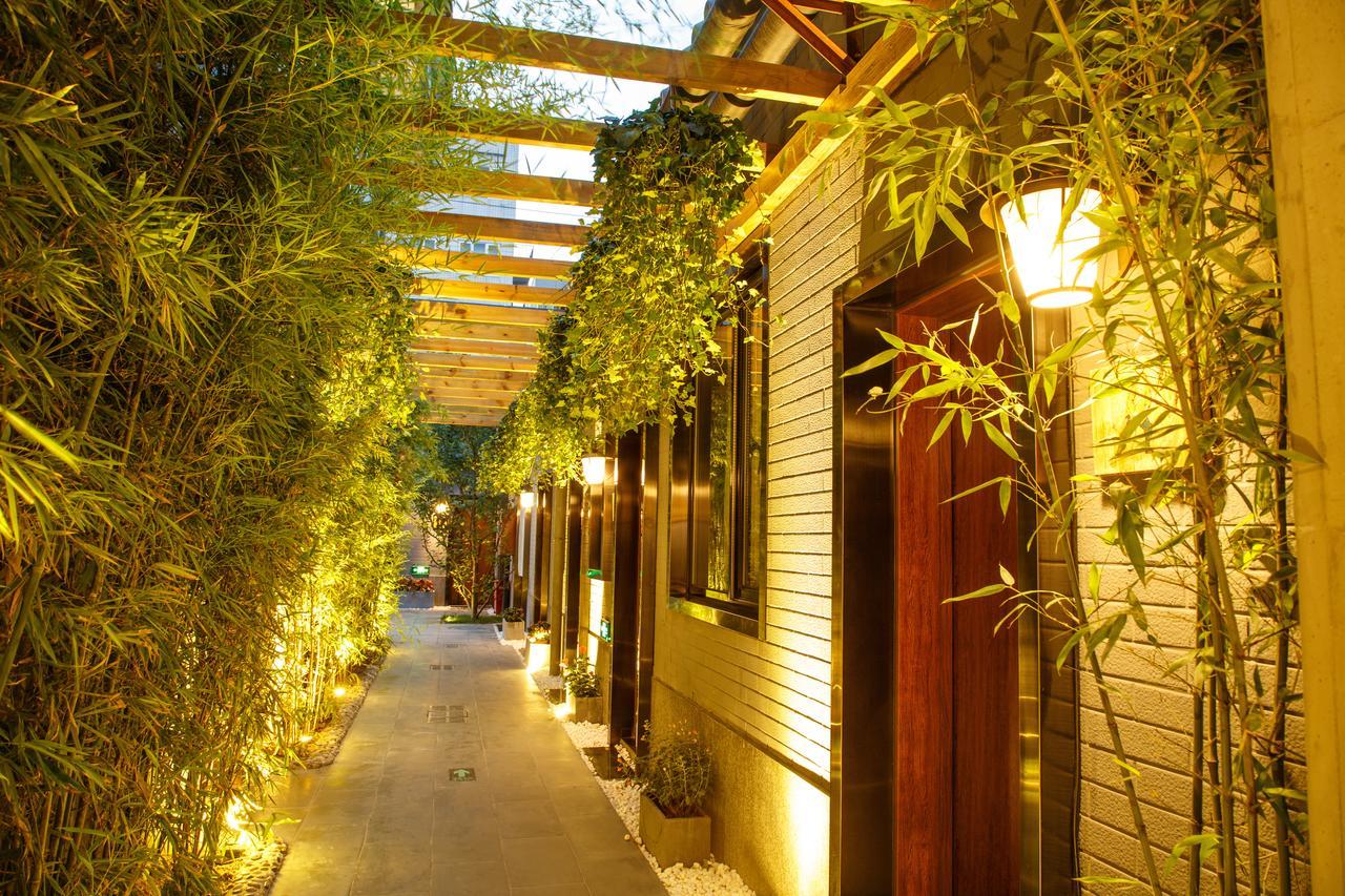 Qiuguo Hutong Courtyard Hotel Pekín Exterior foto