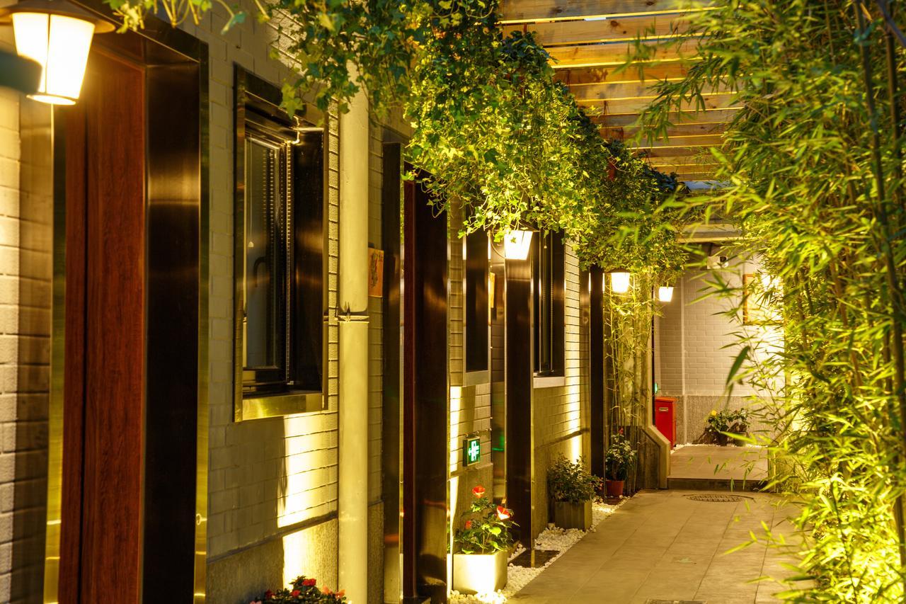 Qiuguo Hutong Courtyard Hotel Pekín Exterior foto